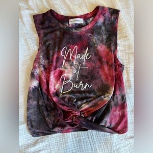 Burn Bootcamp tank crop top